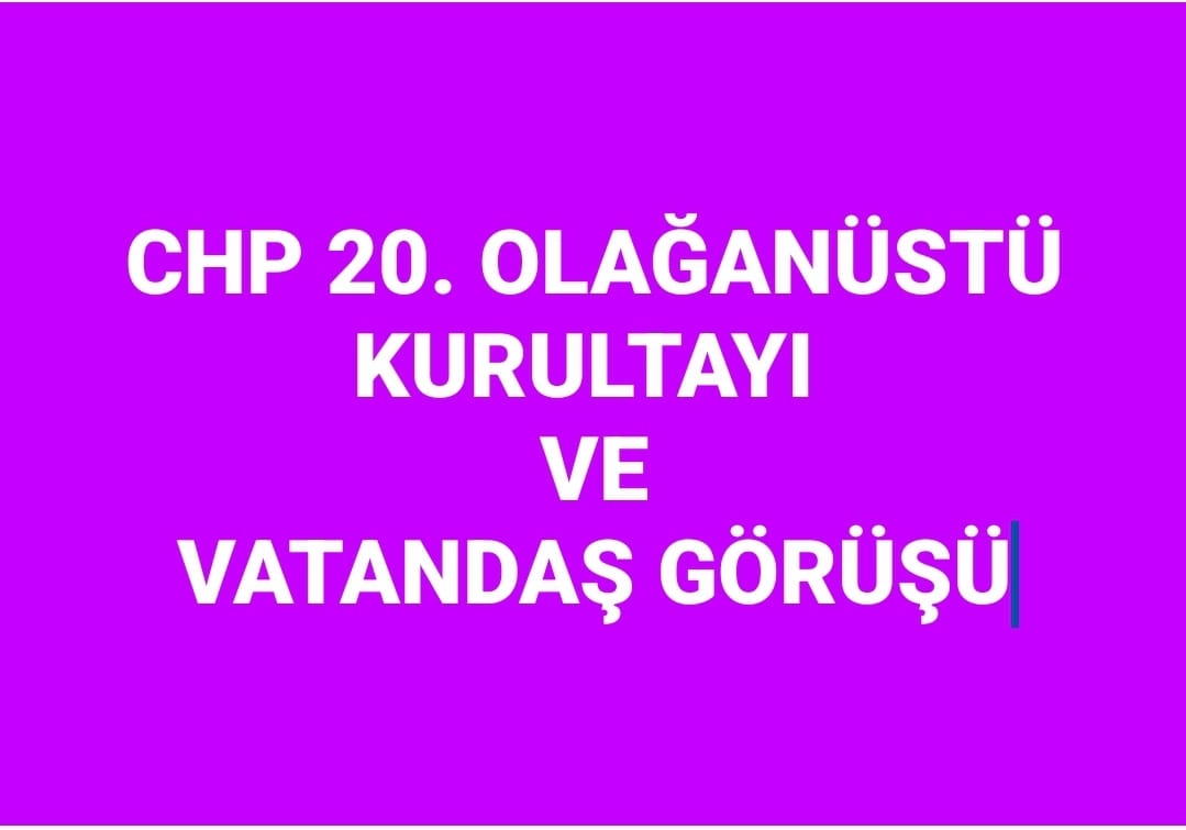 CHP, tüzük değişikliğine son şeklini verdi; vatandaş bu duruma onay verdi